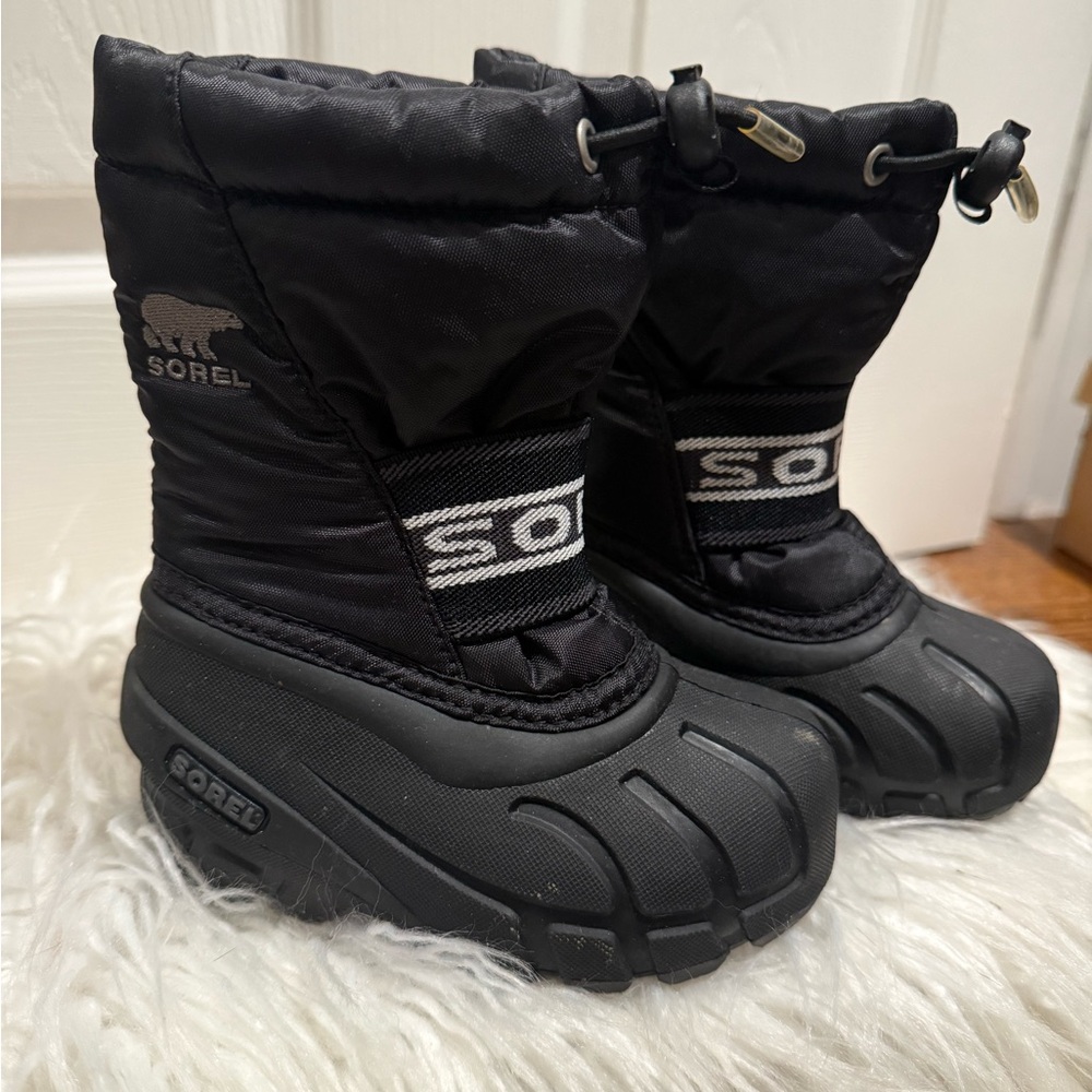 Sorel Black Snow Boots
